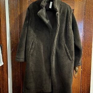 Alo Yoga Women's Brown Teddy Coat